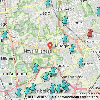 Mappa Via Amatore Sciesa, 20835 Muggiò MB, Italia (3.3475)