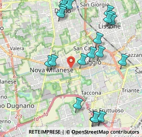 Mappa Via Amatore Sciesa, 20835 Muggiò MB, Italia (2.477)