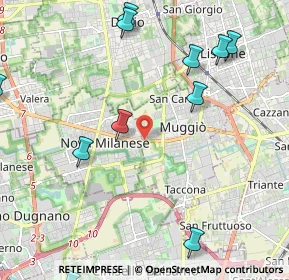 Mappa Via Amatore Sciesa, 20835 Muggiò MB, Italia (2.73)