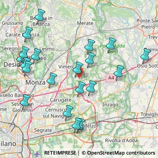 Mappa Cascina Magana, 20875 Burago di Molgora MB, Italia (9.603)