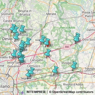 Mappa Cascina Magana, 20875 Burago di Molgora MB, Italia (10.0565)