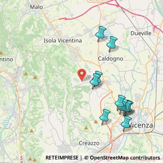 Mappa Via Monte Cimone, 36030 Costabissara VI, Italia (4.66455)