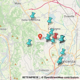 Mappa Via Monte Cimone, 36030 Costabissara VI, Italia (3.91929)