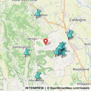 Mappa Via Monte Cimone, 36030 Costabissara VI, Italia (1.97167)