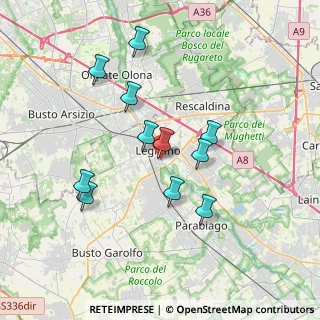 Mappa Via Macello, 20025 Legnano MI, Italia (3.29455)