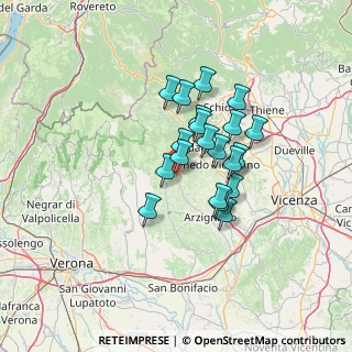 Mappa Via San Pietro Vecchio, 36070 San Pietro Mussolino VI, Italia (9.9005)