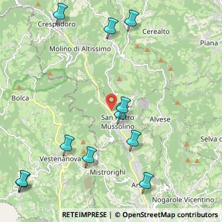 Mappa Via San Pietro Vecchio, 36070 San Pietro Mussolino VI, Italia (2.76727)