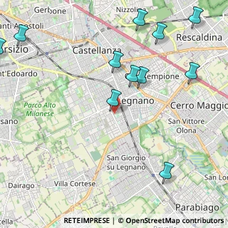 Mappa Via Palermo, 20025 Legnano MI, Italia (2.73909)