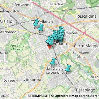 Mappa Via Palermo, 20025 Legnano MI, Italia (1.039)