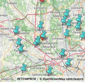 Mappa SP 233, 21042 Caronno Pertusella VA (9.6145)