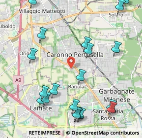 Mappa SP 233, 21042 Caronno Pertusella VA (2.61)