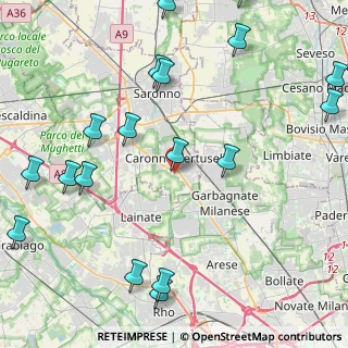 Mappa SP 233, 21042 Caronno Pertusella VA (6.0385)