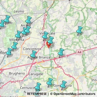 Mappa Viale dell'industria, 20875 Vimercate MB, Italia (6.12105)