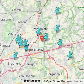Mappa Viale dell'industria, 20875 Vimercate MB, Italia (4.27667)