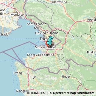 Mappa SP Farnei, 34015 Muggia TS, Italia (49.70417)