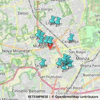 Mappa Via Alserio, 20900 Monza MB, Italia (1.56733)