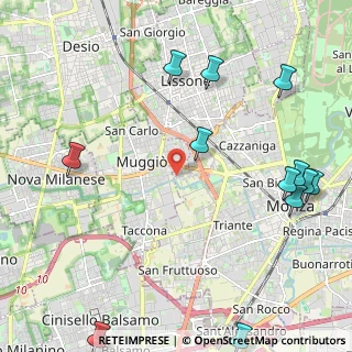 Mappa Via Alserio, 20900 Monza MB, Italia (2.9175)