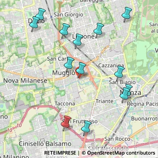 Mappa Via Alserio, 20052 Monza MB, Italia (2.45077)