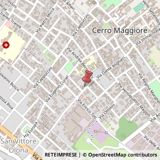 Mappa Via Dante Alighieri, 28, 20023 Cerro Maggiore, Milano (Lombardia)