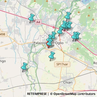 Mappa Via Sandro Pertini, 25036 Palazzolo sull'Oglio BS, Italia (3.57462)