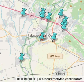 Mappa Via Sandro Pertini, 25036 Palazzolo sull'Oglio BS, Italia (4.00182)