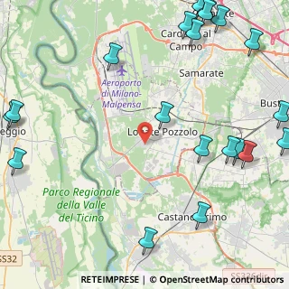 Mappa Via Europa, 21015 Lonate Pozzolo VA, Italia (6.5405)
