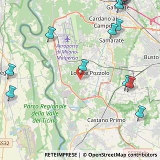 Mappa Via Europa, 21015 Lonate Pozzolo VA, Italia (7.125)