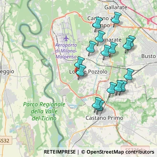 Mappa Via Europa, 21015 Lonate Pozzolo VA, Italia (4.12875)