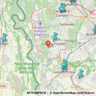 Mappa Via Europa, 21015 Lonate Pozzolo VA, Italia (7.35357)