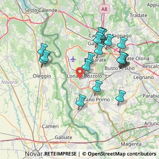 Mappa Via Europa, 21015 Lonate Pozzolo VA, Italia (7.73368)