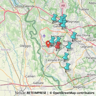 Mappa Via Europa, 21015 Lonate Pozzolo VA, Italia (7.04273)