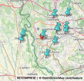 Mappa Via Europa, 21015 Lonate Pozzolo VA, Italia (7.19)
