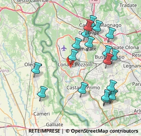 Mappa Via Europa, 21015 Lonate Pozzolo VA, Italia (8.07833)