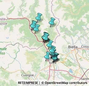 Mappa Via - Rue Schigliatta, 11026 Pont-Saint-Martin AO, Italia (9.32)