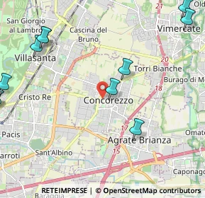 Mappa 20049 Concorezzo MB, Italia (3.655)