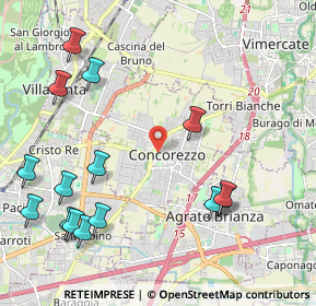 Mappa 20049 Concorezzo MB, Italia (2.59733)