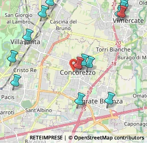 Mappa 20049 Concorezzo MB, Italia (2.63357)