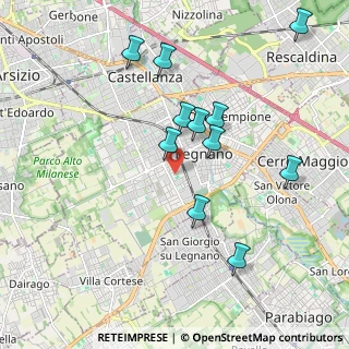 Mappa Via Vincenzo Bellini, 20025 Legnano MI, Italia (1.91091)