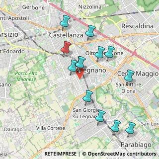 Mappa Via Vincenzo Bellini, 20025 Legnano MI, Italia (1.92846)