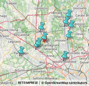 Mappa Viale V Giornate, 21042 Caronno Pertusella VA, Italia (7.04545)