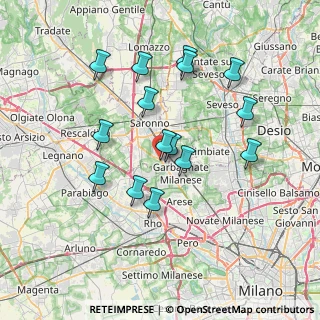 Mappa Viale V Giornate, 21042 Caronno Pertusella VA, Italia (6.80267)