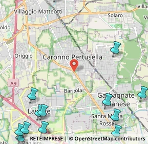 Mappa Viale Cinque Giornate, 21042 Caronno Pertusella VA, Italia (3.58)