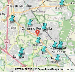 Mappa Viale V Giornate, 21042 Caronno Pertusella VA, Italia (2.33)