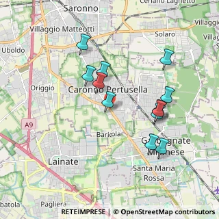 Mappa Viale Cinque Giornate, 21042 Caronno Pertusella VA, Italia (1.76917)