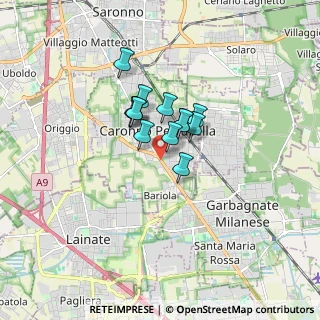 Mappa Viale Cinque Giornate, 21042 Caronno Pertusella VA, Italia (1.01769)