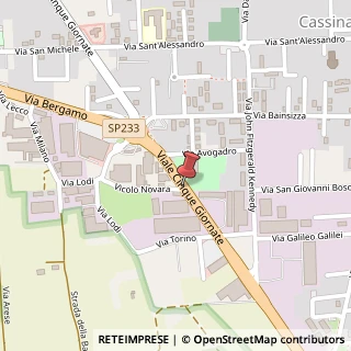 Mappa Viale Cinque Giornate, 1000, 21042 Caronno Pertusella, Varese (Lombardia)
