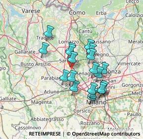 Mappa Viale V Giornate, 21042 Caronno Pertusella VA, Italia (11.399)