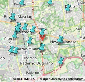 Mappa Via Privata Industrie, 20834 Nova milanese MB, Italia (2.2935)