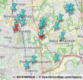 Mappa Via Privata Industrie, 20834 Nova milanese MB, Italia (2.33842)