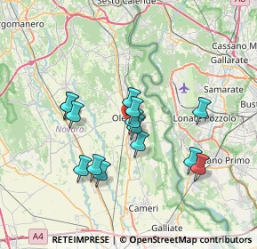 Mappa Viale dei Tigli, 28047 Oleggio NO, Italia (6.12714)